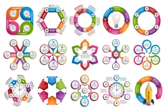 اینفوگرافیک مراحل انجام کار و برنامه ریزی