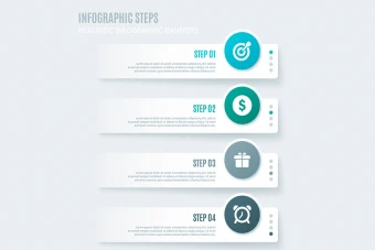 اینفوگرافیک مراحل انجام کار