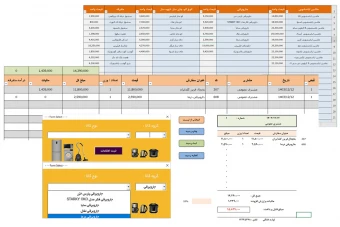 برنامه اکسل صدور و ثبت و چاپ رسید فروش مختص فروشندگان لوازم خانگی، تعریف انواع کالاهای مرتبط