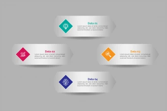 اینفوگرافیک مقایسه و مراحل انجام کار با فرمت ایلاستریتور