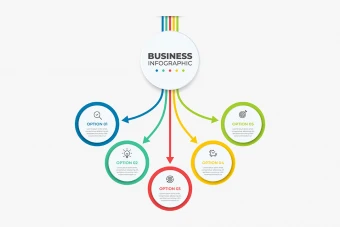 اینفوگرافیک مقایسه و مراحل انجام کار با فرمت ایلاستریتور