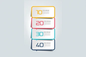 اینفوگرافیک مقایسه و مراحل انجام کار با فرمت ایلاستریتور