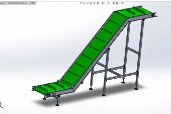 فایل سه بعدی کانوایر انتقال مواد 1