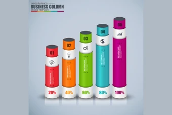 اینفوگرافیک مقایسه و مراحل انجام کار با فرمت ایلاستریتور