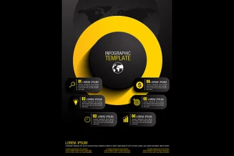 اینفوگرافیک مقایسه و مراحل انجام کار با فرمت ایلاستریتور