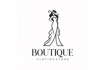 وکتور لوگو مزون لباس عروس