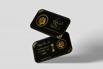 قالب کارت ویزیت سالن زیبایی وآرایشگاه لایه باز آماده فتوشاپ