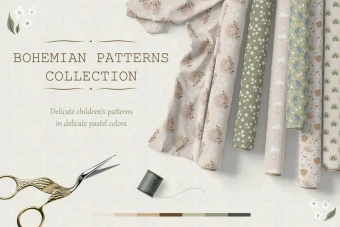 طرح‌های بوهو کودکانه: پترن‌های ظریف و کاربردی