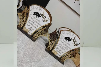 فایل برش لیزری تندیس دانشجویی