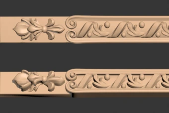 طرح سه بعدی ستون منبت stl،قابل اجرا با دستگاه cnc