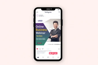 دانلود قالب لایه باز پست اینستاگرام