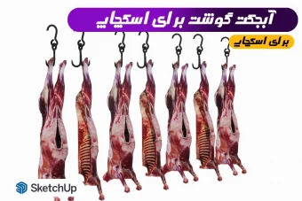 مدل سه بعدی گوشت برای اسکچاپ