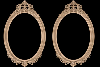 فایل سه بعدی قاب آینه بیضی مدلسازی منبت با فرمت stl ،قابل اجرا با سی ان سی