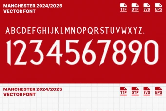 فونت منچستریونایتد 2026/2025