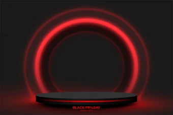 استیج معرفی محصولات برنگ قرمز زیبا برای بلک فرای دی