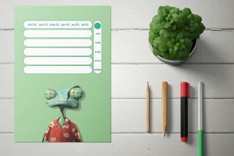 برنامه هفتگی کلاسی مدارس مدل رنگو کد 8354