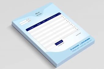 فاکتور فروش عمومی برای کسب و کارها سایز A5