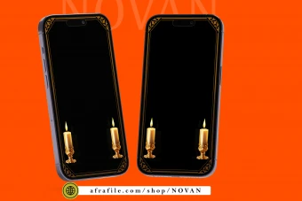 پس زمینه استوری آگهی ترحیم ( قابل ویرایش)