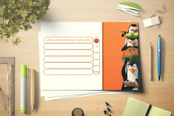 برنامه هفتگی کلاسی ماداگاسکار کد 8460