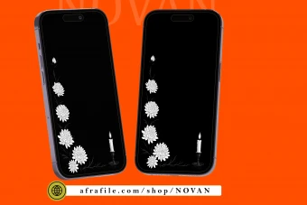 طرح لایه‌باز پشت‌زمینه آگهی ترحیم – قابل ویرایش