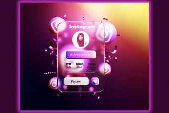 بنر معرفی پروفایل اینستاگرام