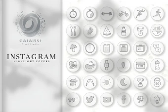 کاور هایلایت حرفه‌ای اینستاگرام ویژه پیج‌های ورزشی، مربیان و باشگاه