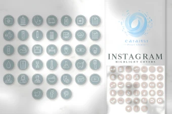 پک کامل کاور هایلایت اینستاگرام پزشکی (دکتر، داروخانه، کلینیک)