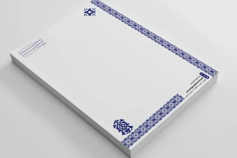دانلود فایل لایه باز سربرگ اسلیمی و سنتی A4 | طرح آماده سربرگ ایرانی با کیفیت بالا