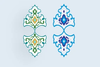 طرح اسلیمی لایه باز