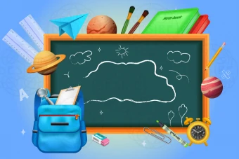 دانلود وکتور لایه‌باز مدرسه  مناسب برای طراحی آموزشی و فضاسازی مدارس