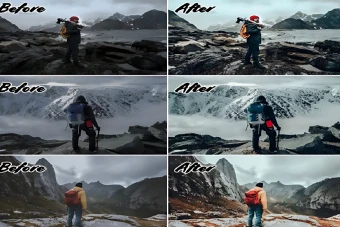 قالب آماده ادیت برای عکاسان و ادیتورها (PSD)