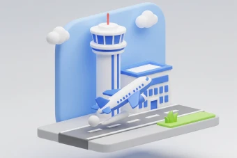 فایل لایه باز فتوشاپ فرودگاه