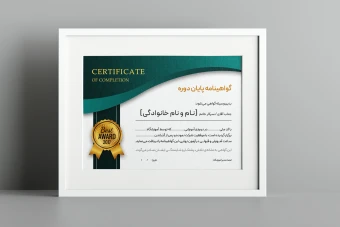 طرح لایه باز و  گواهینامه حرفهای