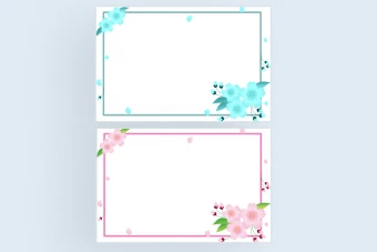 فرم و قاب گلدار