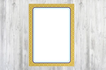 قاب و بک گراند طلایی