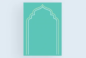 طرح محراب دو رنگ