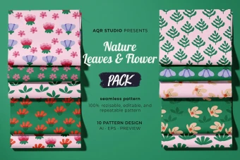 مجموعه ۱۰ پترن جذاب با موضوع طبیعت