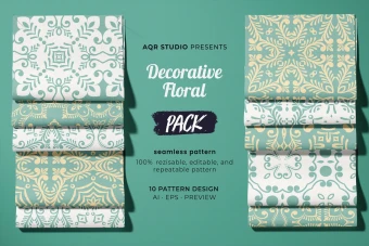 مجموعه ۱۰ پترن جذاب دکوراتیو