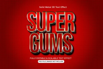 تکست استایل سه بعدی