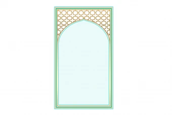 طرح محراب گره چینی