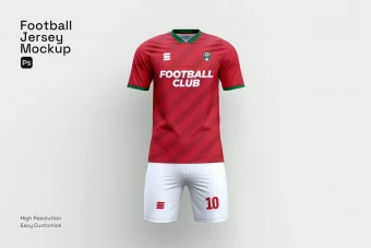 دانلود موکاپ لایه باز لباس تیم فوتبال