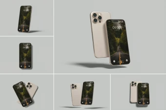 دانلود موکاپ لایه باز آیفون ۱۶ پرومکس