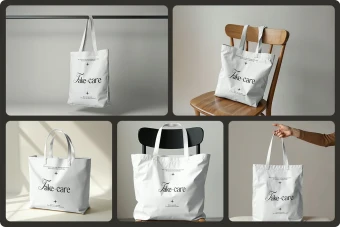 دانلود موکاپ لایه باز کیف دستی