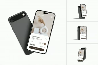 دانلود موکاپ لایه باز آیفون ۱۷ ایر