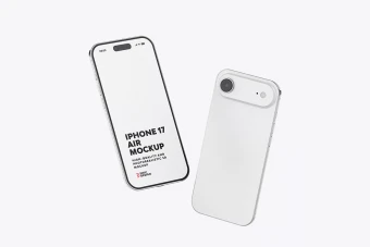 دانلود موکاپ لایه باز آیفون ۱۷ ایر