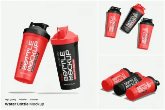 دانلود موکاپ لایه باز بطری ورزشی