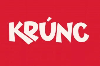 دانلود فونت krunc مناسب طراحی و تایتل