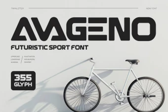 دانلود فونت avageno مناسب طراحی پوستر و تایتل