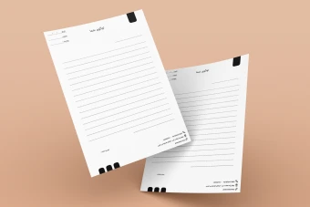 سربرگ مشکی کد 5754