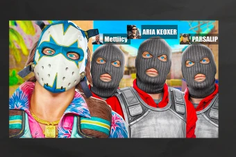 لایهباز تامنیل کانتر استرایک | PSD حرفهای و آماده